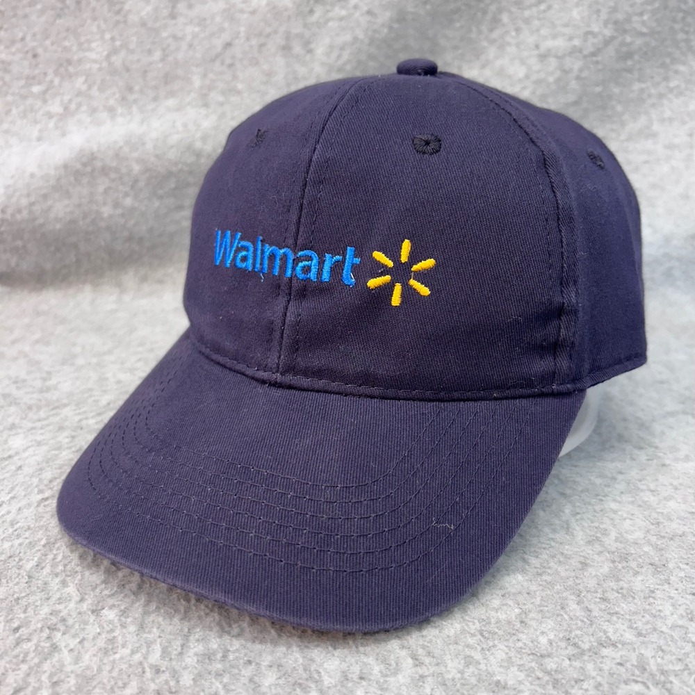 Walmart Logo Unisex Navy Blue Walmart Baseball Cap Adjustable OSFM